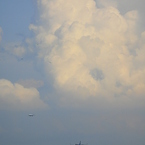 夏空と飛行機2