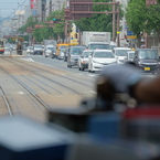 土佐電の車窓から