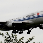 着陸（3-2）Air CHINA 747-400 [b]　