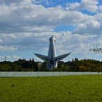 万博記念公園　日本庭園より