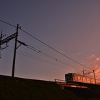 週末夕暮電車