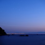 岬の朝　－薄明の海峡－