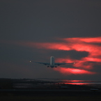 熊本空港 夕日撮影！