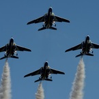 入間航空祭（93）ブルーインパルス (T-4)