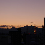 夕暮れ
