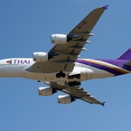 Thai A380-841 離陸