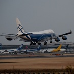 Air Bridge Cargo 747-46NF 着陸