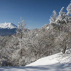 雪の峠