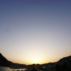 大淀川の夕暮れ (2015/3/22夕方)