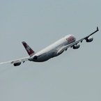 SWISS A340-313 離陸