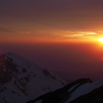 別山乗越の夕暮れ_2