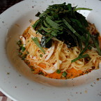 イカと明太子のパスタ