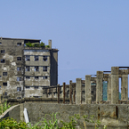 軍艦島　島内風景①