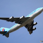 Korean 747-400 出発　