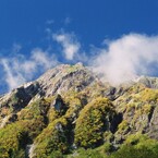 北岳と秋空