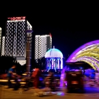 中国の旅　内モンゴル・包頭の夜
