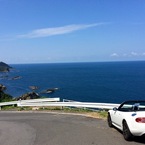 ロードスターと日本海
