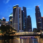 シンガポールの夜景