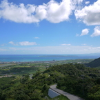 竹富島が見える