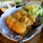 タイの旅　タイランド湾の海辺で美味しい夕食２
