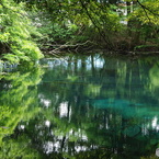緑と青の丸池様-1