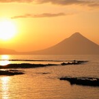 眩しい朝日