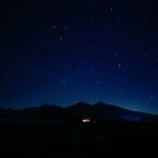 八ヶ岳と夜空