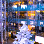 都会の雪