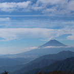 雁ヶ腹摺山から富士山