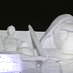 スターウォーズの雪像