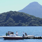 湖上の薩摩富士