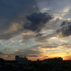 ８月最後の夕暮れ