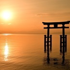 湖の大鳥居