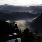 Sea of clouds in early autumn