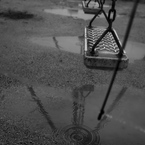 水たまり。