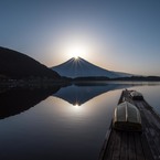 田貫湖のダイヤモンド