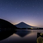 田貫湖の夜空