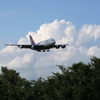 「あおいそら」 THAI A380-841 HS-TUC 着陸