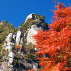 秋色の覚円峰