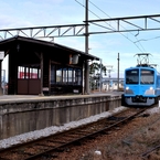 鉄道風景・近江鉄道鳥居本駅