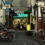 西日の街　－２