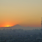 夕日