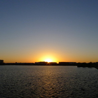夕日
