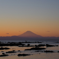 岡崎海岸の夕景　2020/12/21-3