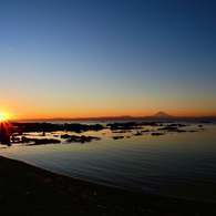 岡崎海岸の夕景　2020/12/21-2