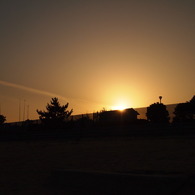 夕日