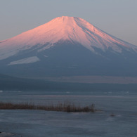 凍る山中湖