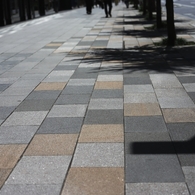 銀座の歩道