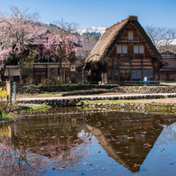 白川郷の春-1