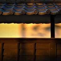 旧上杉伯爵邸　朝日を浴びて